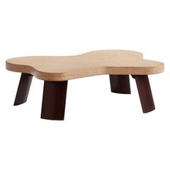 Paul Frankl, Organic Coffee Table, Cork, Mahogany, USA, 1950s