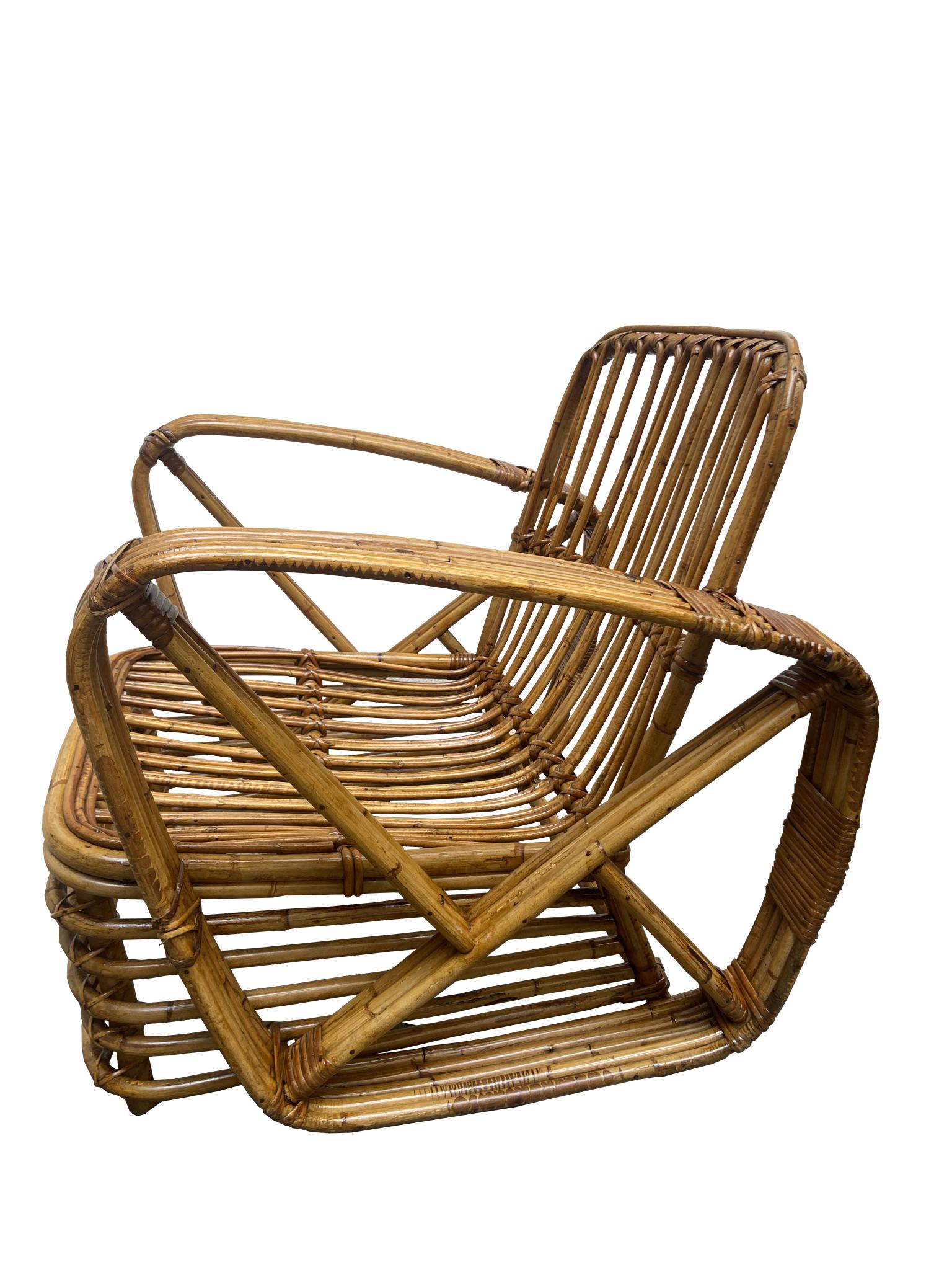 paul frankl rattan furniture