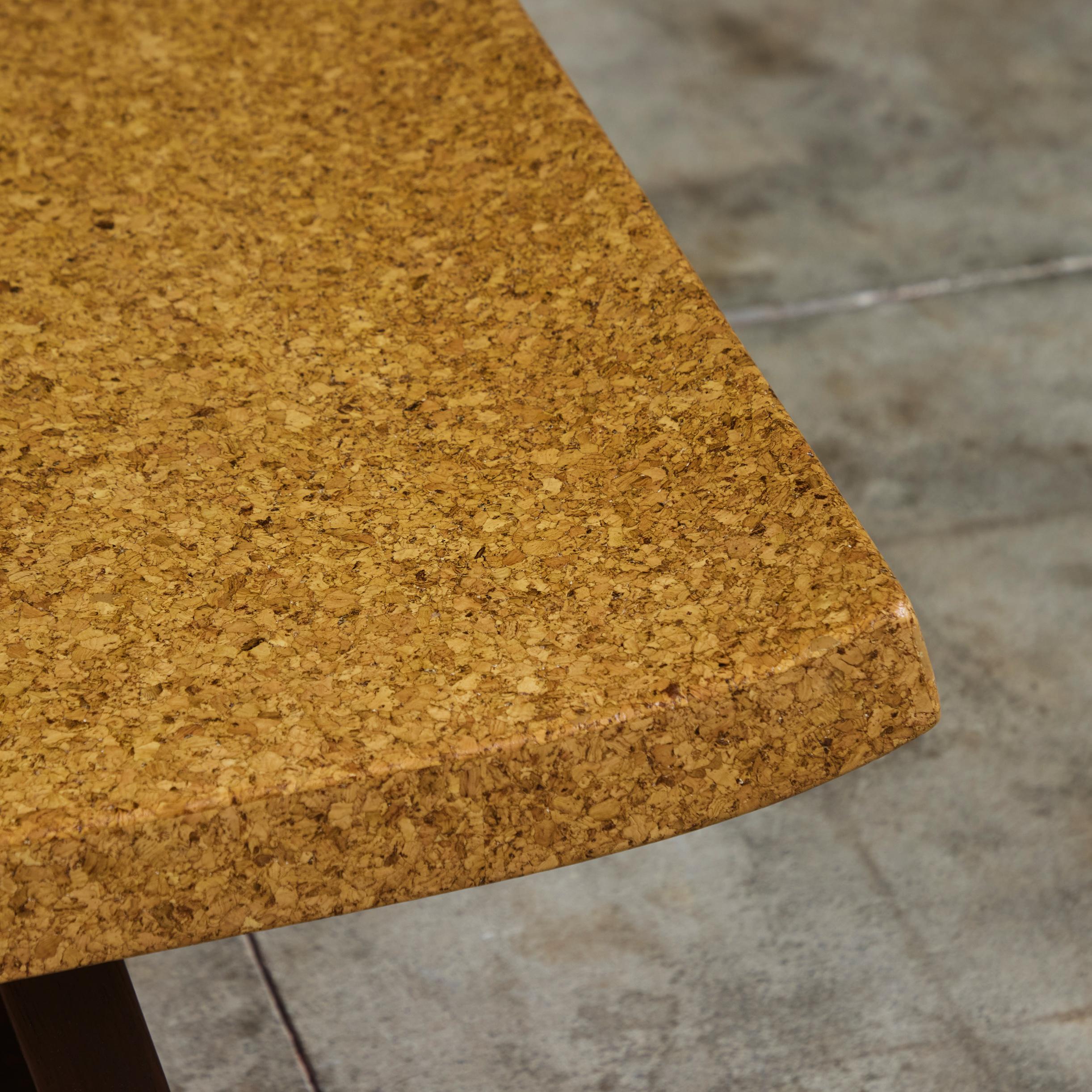 Paul Frankl Rectangular Cork Coffee Table or Bench for Johnson Furniture Co. For Sale 7