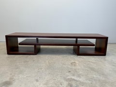 Paul Frankl Couchtisch / Bank aus Rosenholz