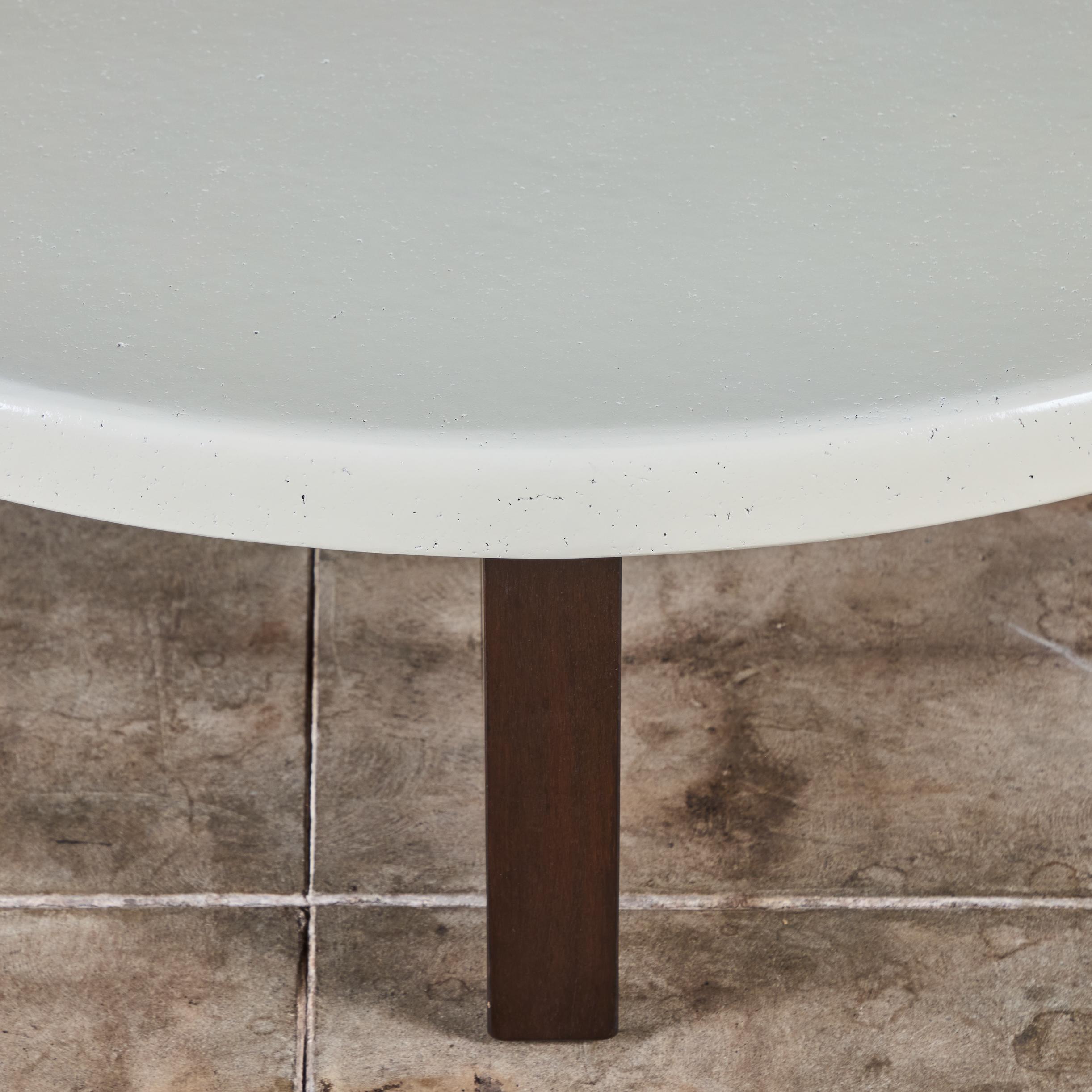 Table basse ronde en liège Paul Frankl pour Johnson Furniture Co. en vente 3