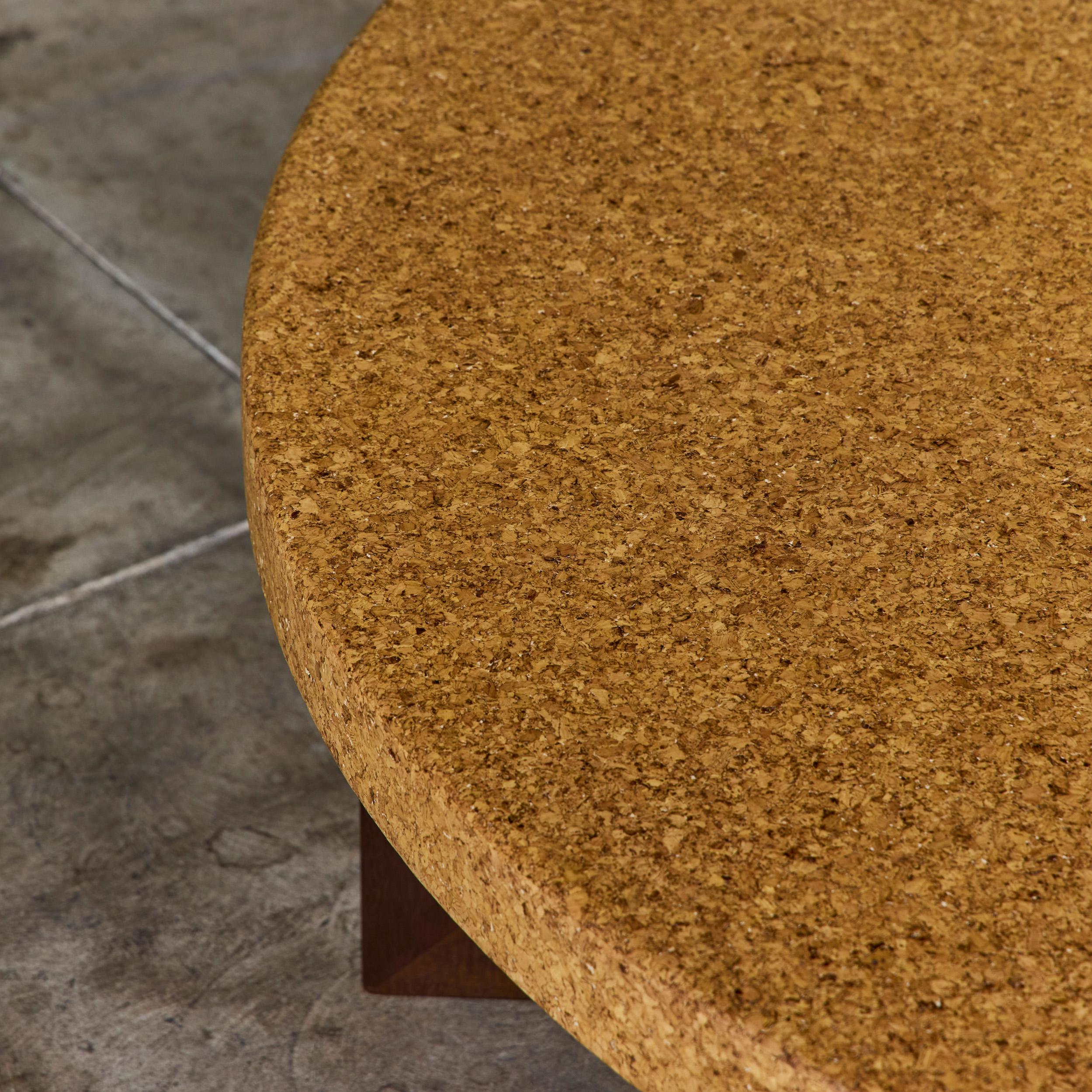 Paul Frankl Round Cork Coffee Table for Johnson Furniture Co. For Sale 6