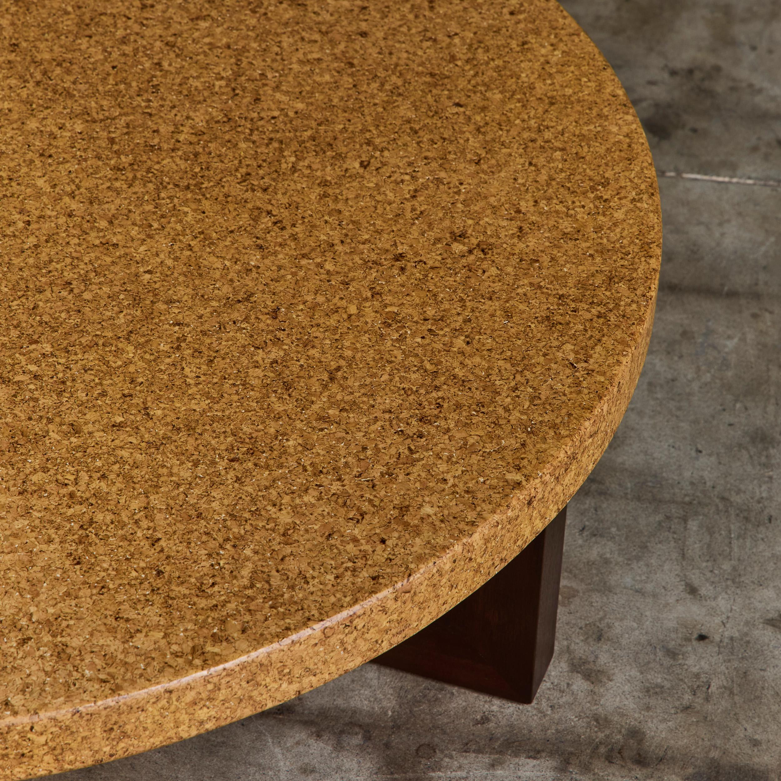 Paul Frankl Round Cork Coffee Table for Johnson Furniture Co. For Sale 7