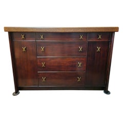 Paul Frankl - Credenza a sei cassetti Cork Johnson Furniture 1950s