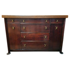Paul Frankl - Credenza a sei cassetti Cork Johnson Furniture 1950s