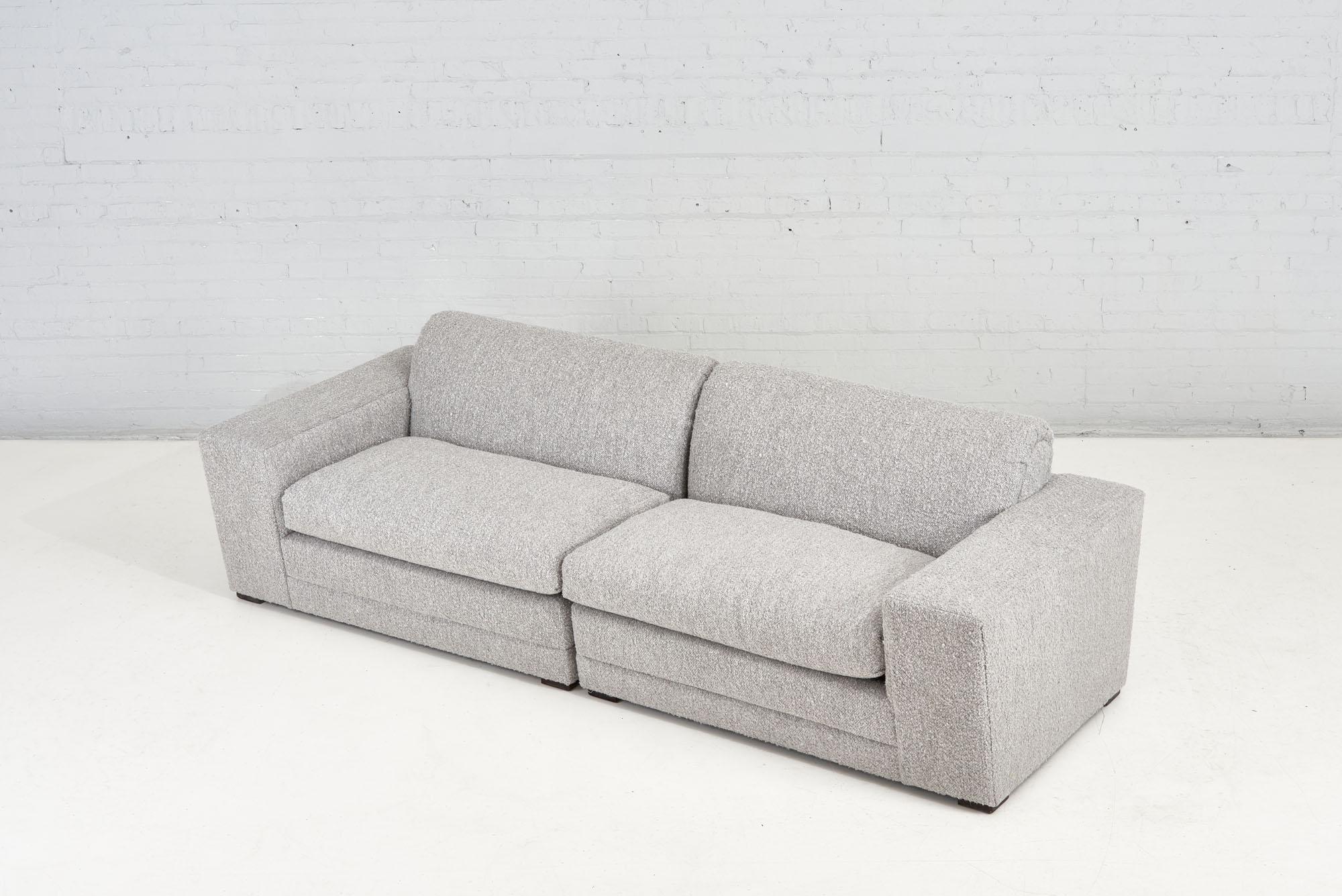 Speed-Sofa von Paul Frankl aus grauem Boucle, 1932 (Moderne der Mitte des Jahrhunderts) im Angebot
