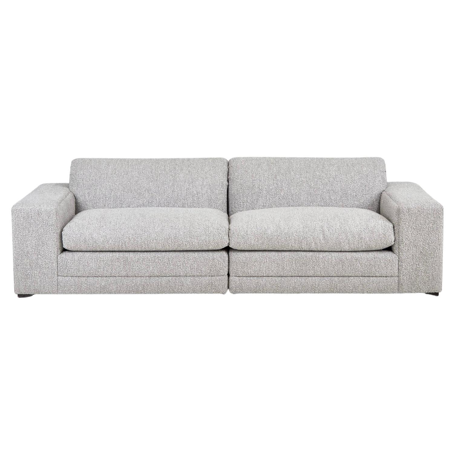 Paul Frankl Speed Sofa in Gray Boucle, 1932 For Sale