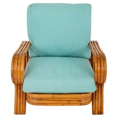 Paul Frankl Style Bamboo Butterfly Wing-Arm Chair