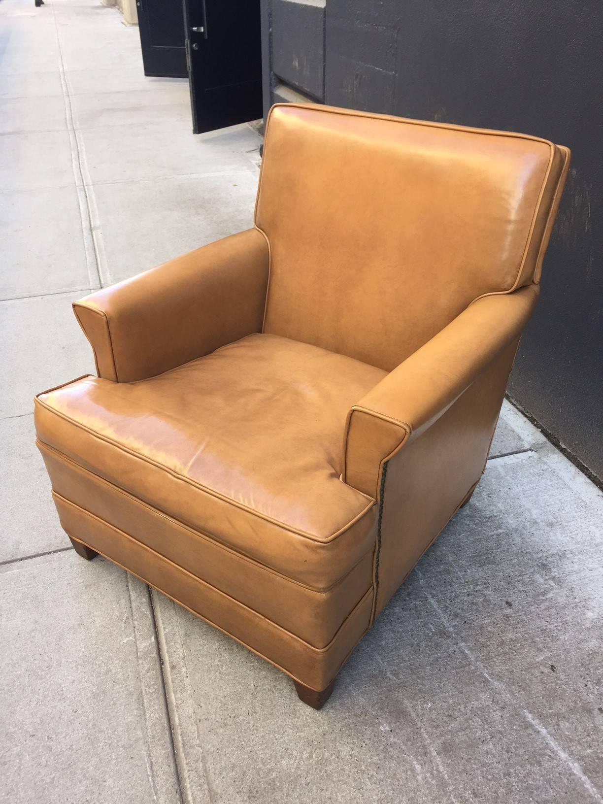 Art Deco Paul Frankl Style Lounge Chairs