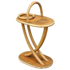 Paul Frankl Style Tropitan Bamboo Side Table