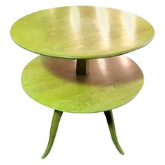 Paul Frankl Tiered Mid-Century Modern Side or Occasional Table for Saltman Brown