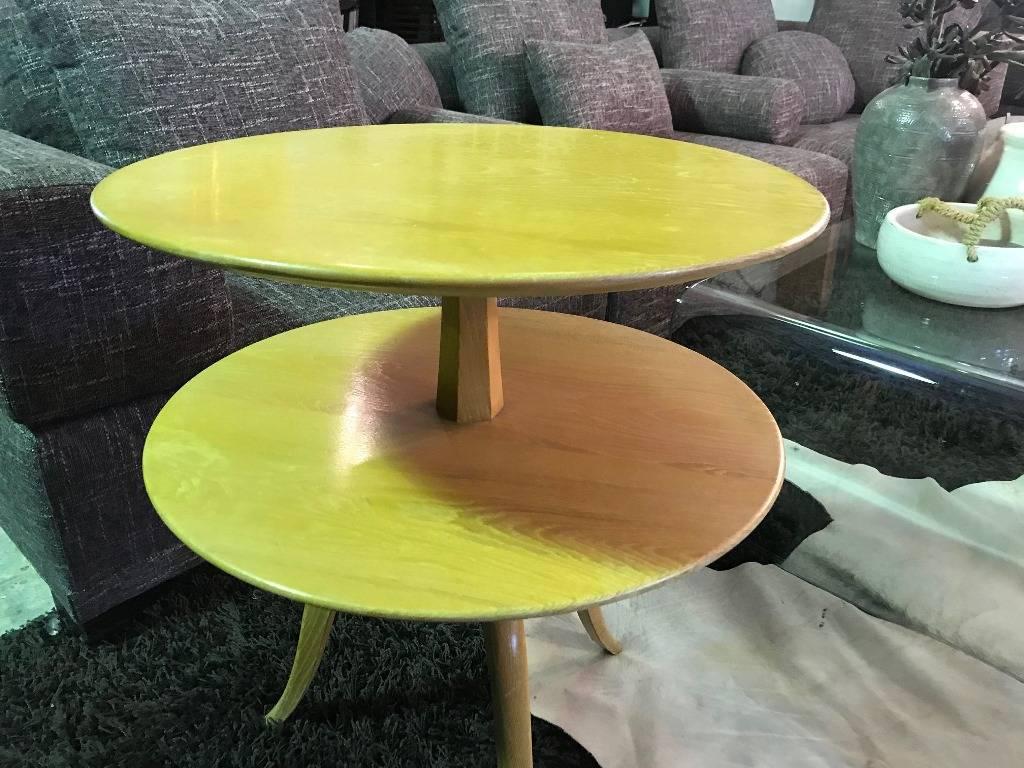 Paul Frankl Tiered Mid-Century Modern Side or Occasional Table for Saltman Brown 6