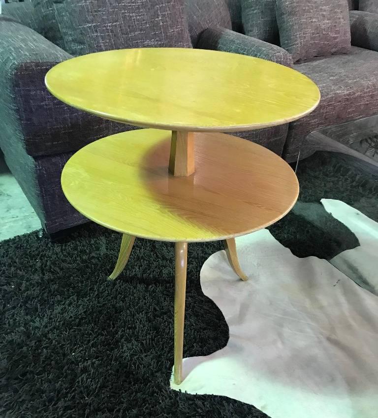 Paul Frankl Tiered Mid-Century Modern Side or Occasional Table for Saltman Brown 1