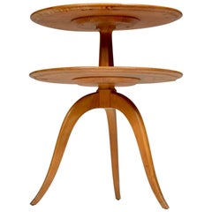 Paul Frankl Two-Tier Side Table for Brown Saltman