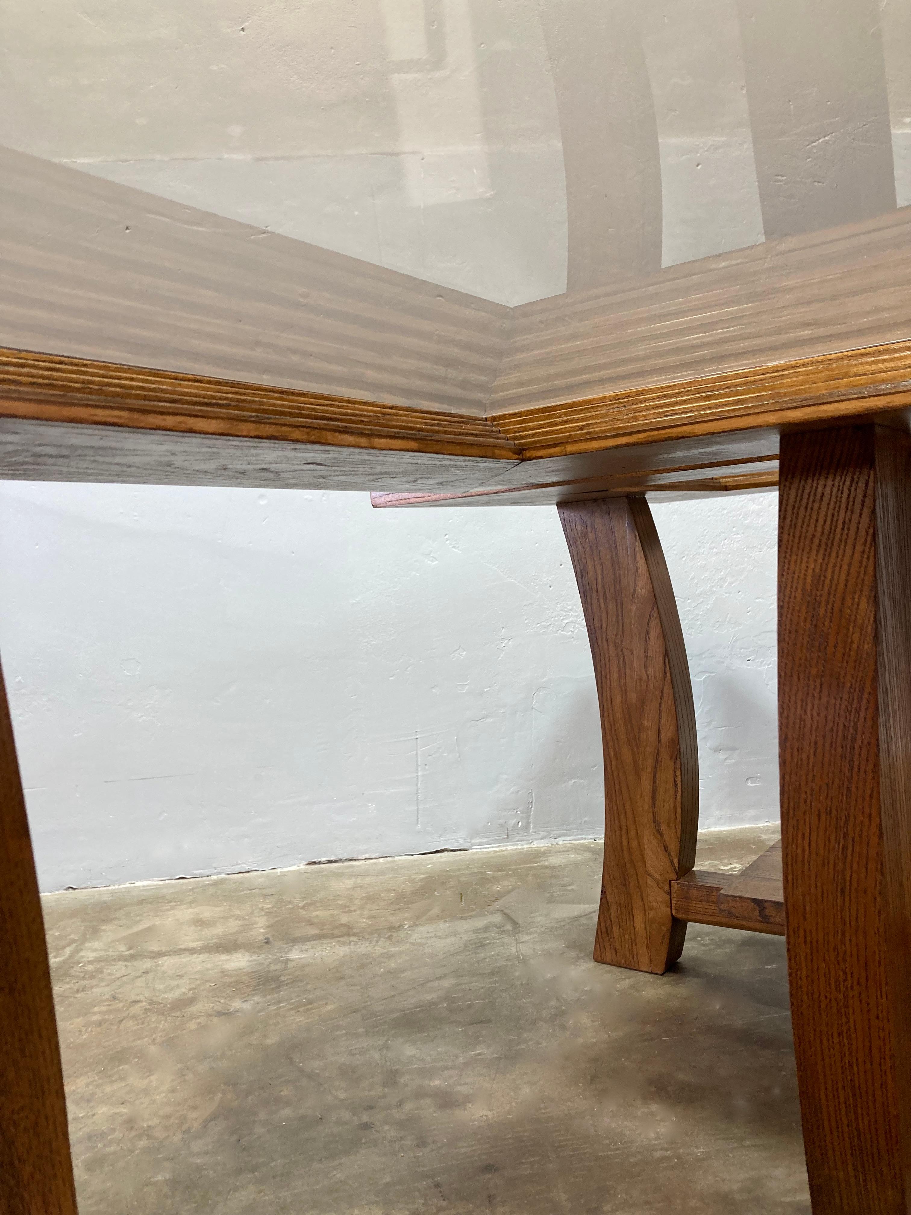 Paul Frankl Wood & Glass Side Tables, Pair of 2 For Sale 2