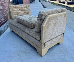 Paul Frankle attrib. "sky-scraper" Art Deco Settee / Chaise 1930s...STUNNING