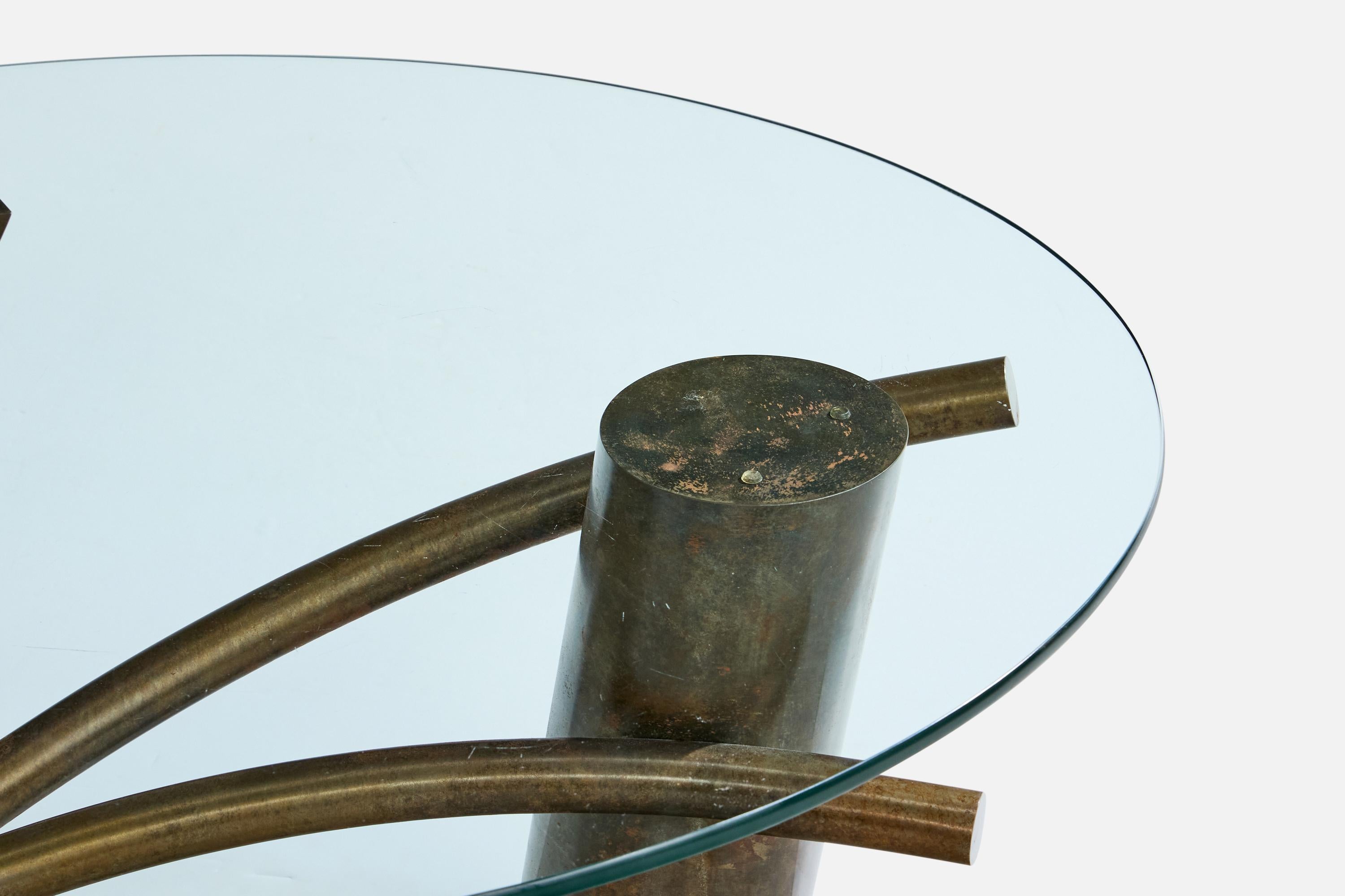 Paul Freundt, table basse, bronze, verre, États-Unis, années 2000 en vente 2