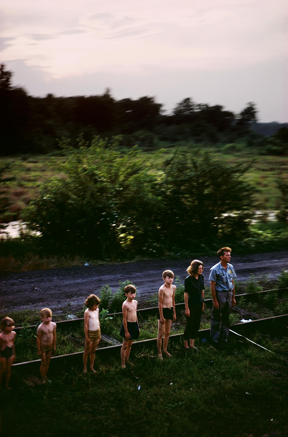 Paul Fusco Color Photograph - Untitled from The RFK Funeral Train
