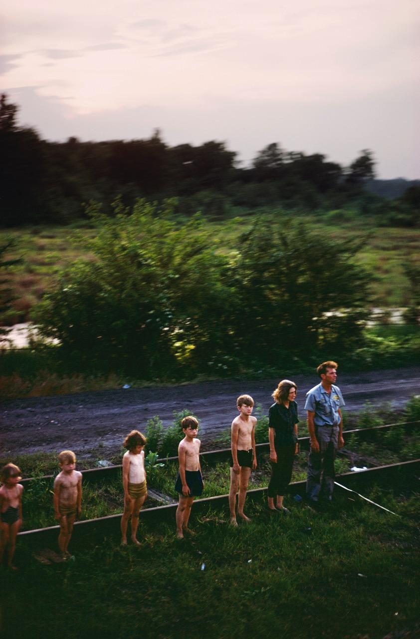 Paul Fusco Color Photograph - Untitled from the RFK Train Portfolio., 1968