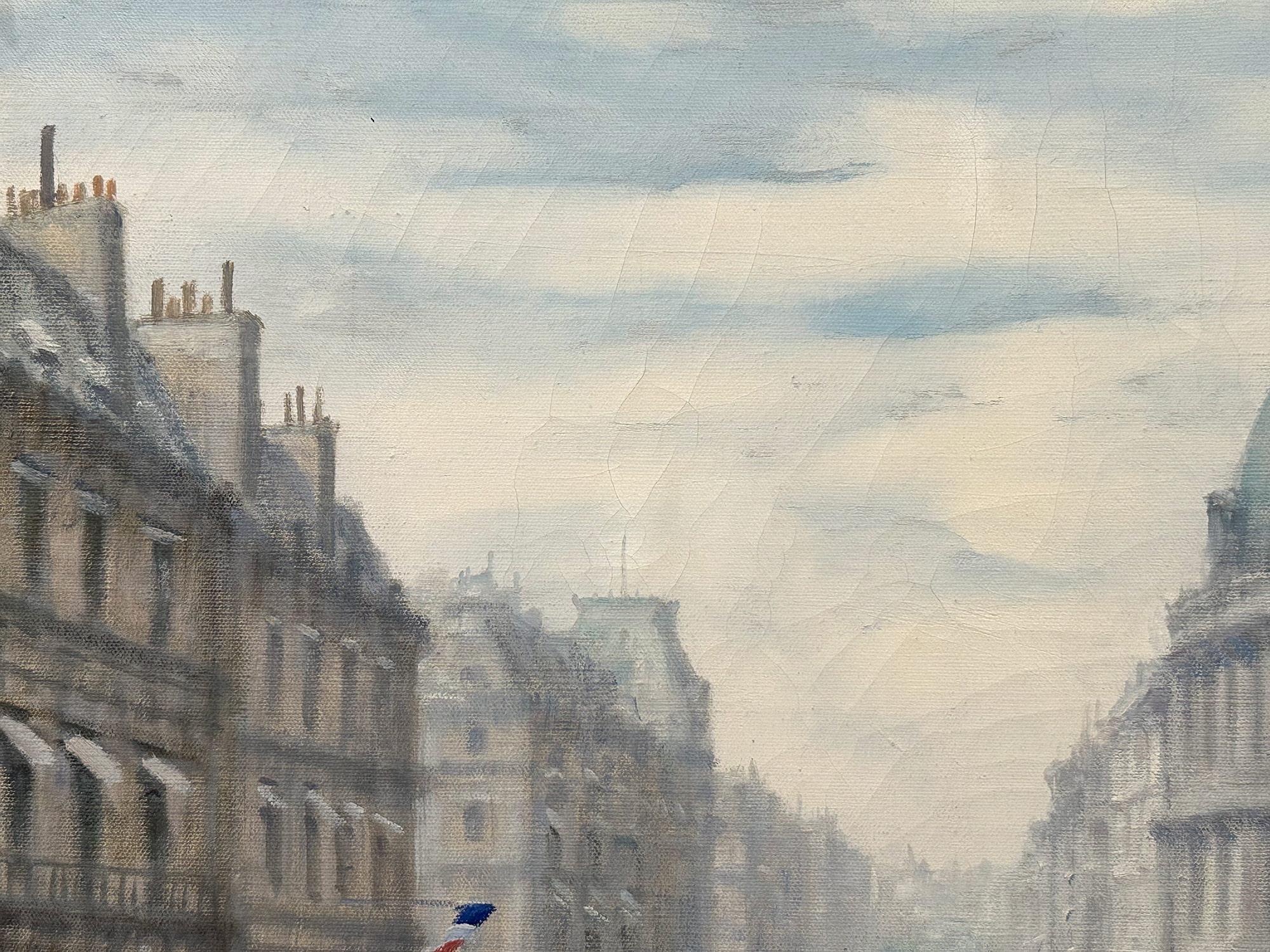 Questo pezzo è un'eccezionale scena impressionistica di Paul Gagni del Boulevard des Italiens a Parigi. Il boulevard des Italiens è uno dei 