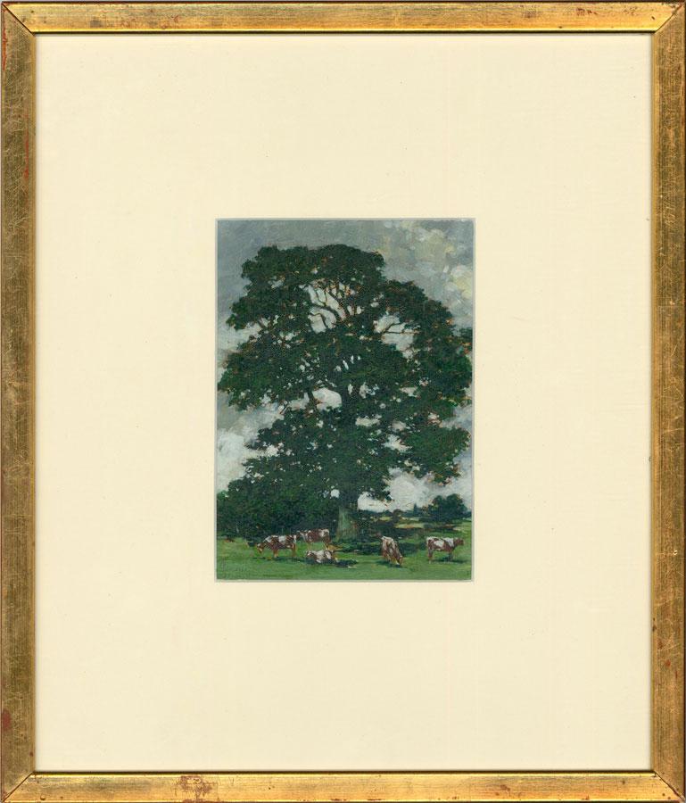 Paul Gaisford (1941-2020) - Framed 20th Century Oil, Under the Oak For Sale 2