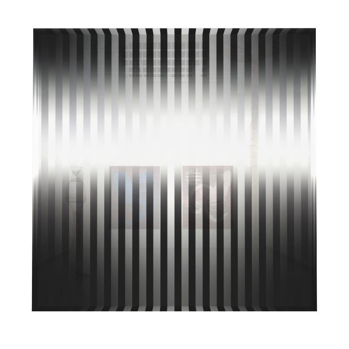 Art contemporain français de Paul Gallaud - Acrylique Osmose Bande 01 en vente 4