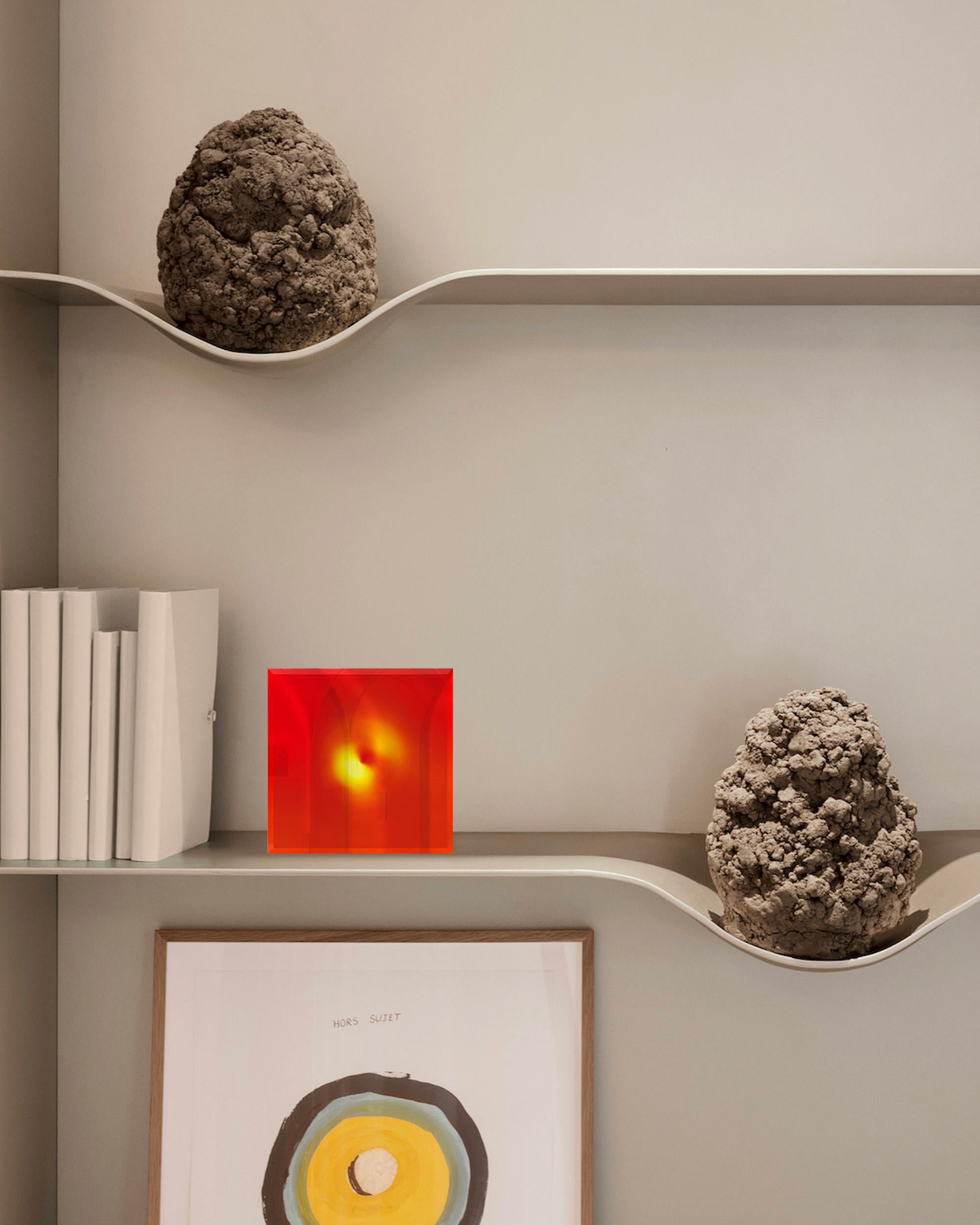 Französische Zeitgenössische Kunst von Paul Gallaud - Acrylic Osmose Solaire im Angebot 3
