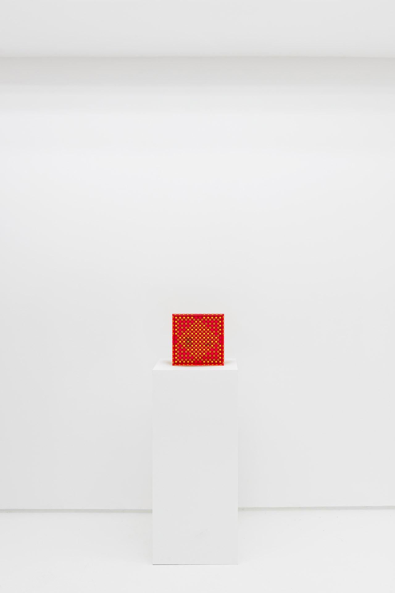 Arte contemporáneo francés de Paul Gallaud - Variaciones acrílicas Carres 02 en venta 3