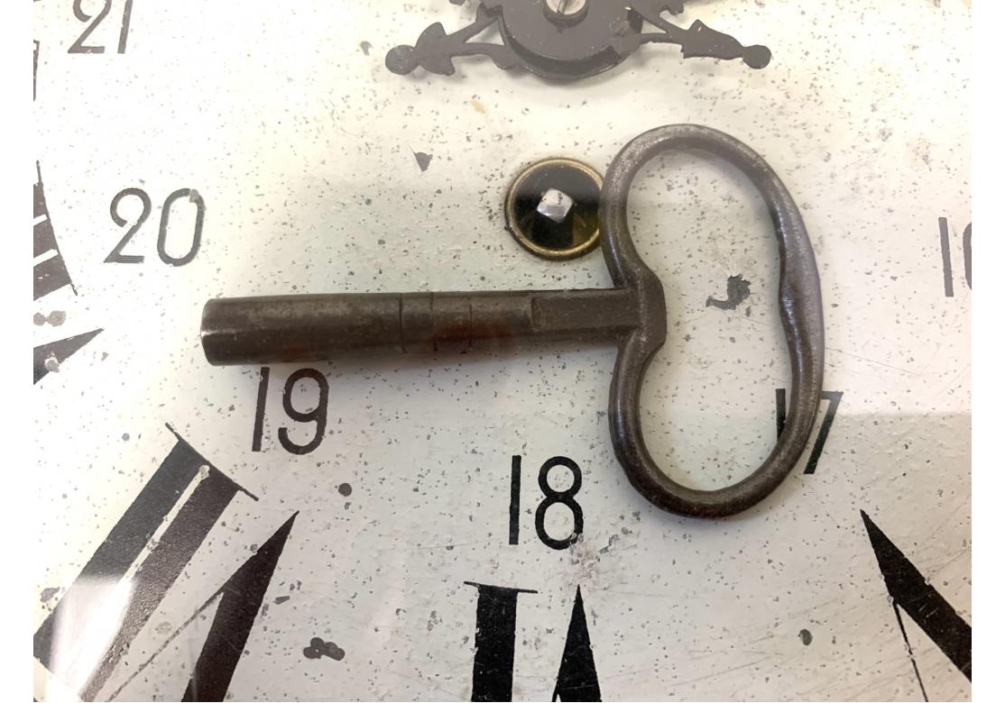 Paul Garnier Paris France Tole Wall Clock - For Restoration For Sale 6