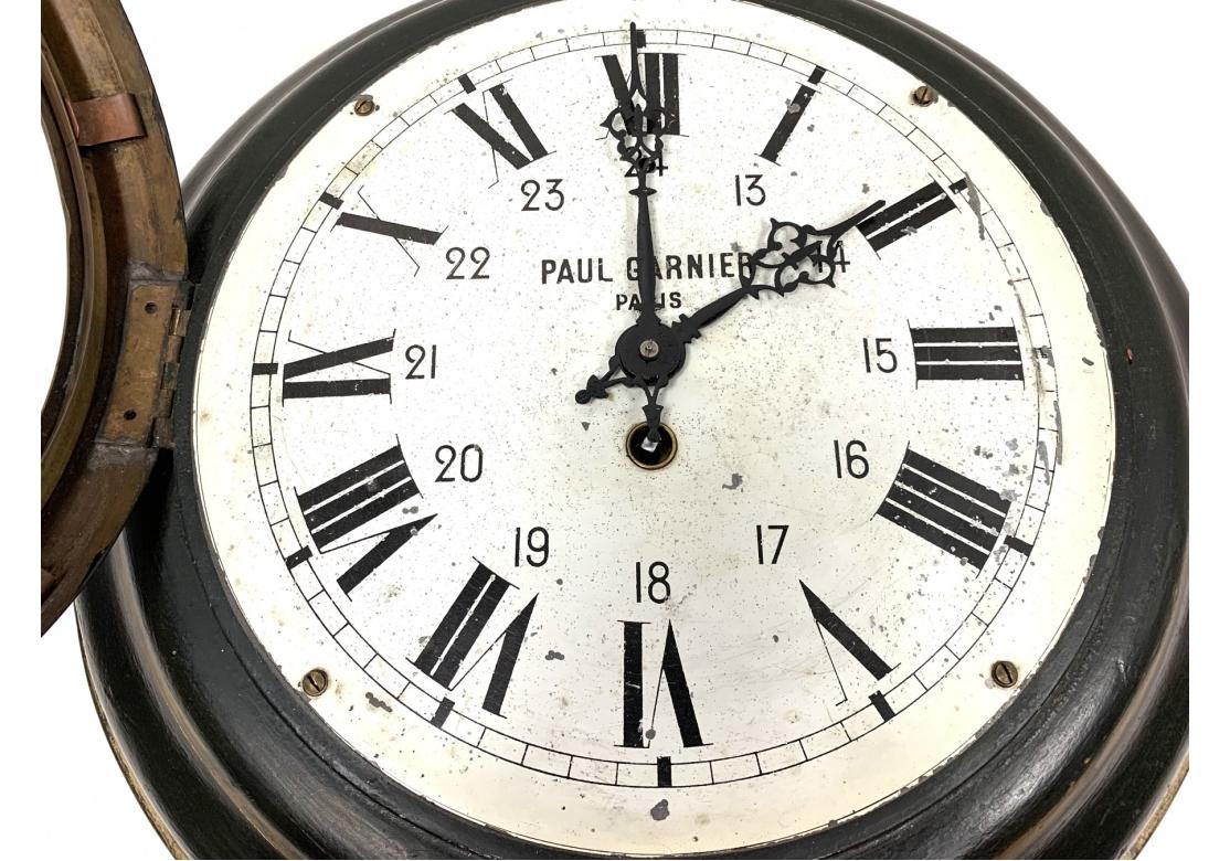 A French Wall Clock by Paul Garnier being sold for decorative purposes. Marked, Paul Garnier/Paris
