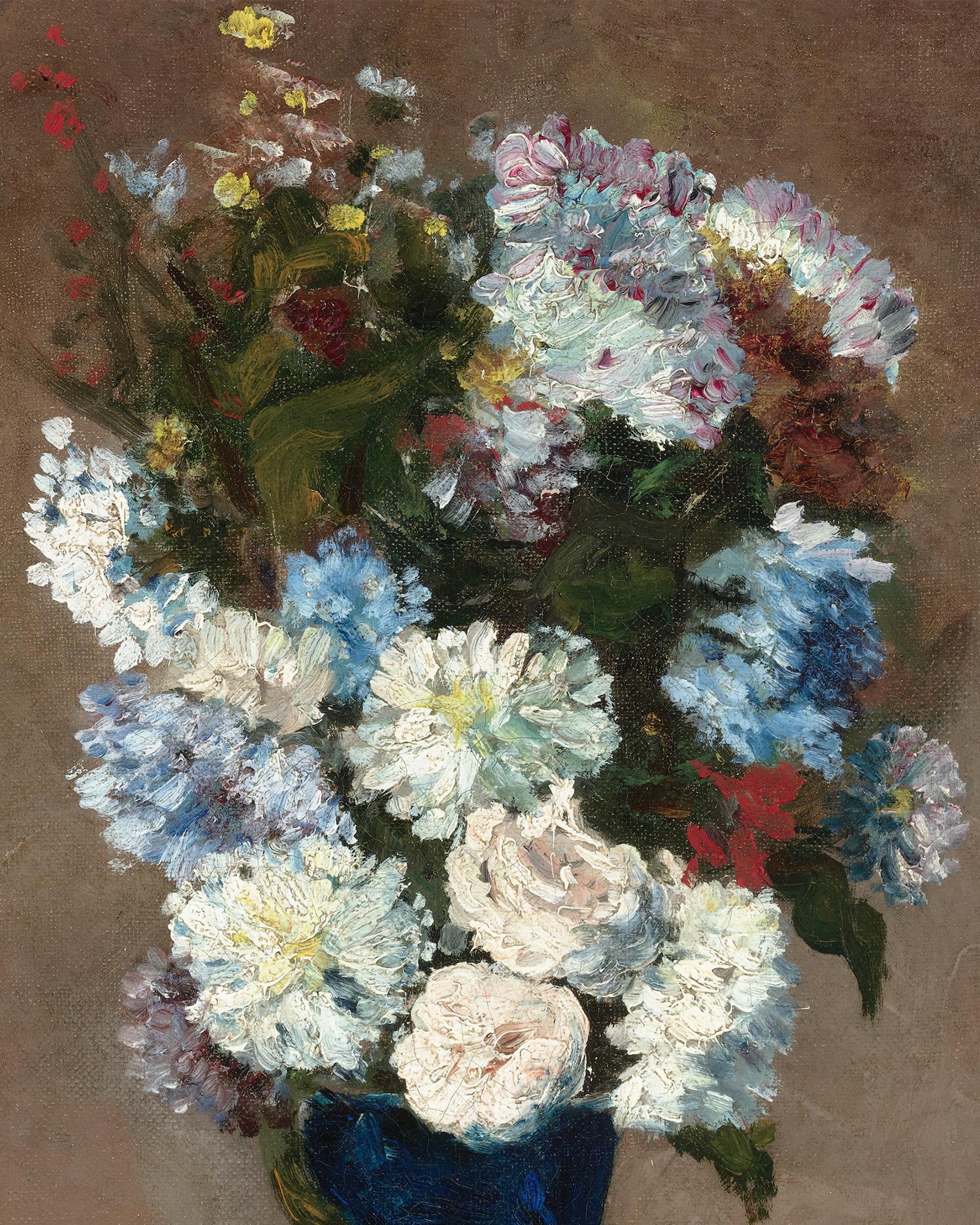 Fleurs Dans Un Vase Avec Partition Musicale By Paul Gauguin For Sale 2