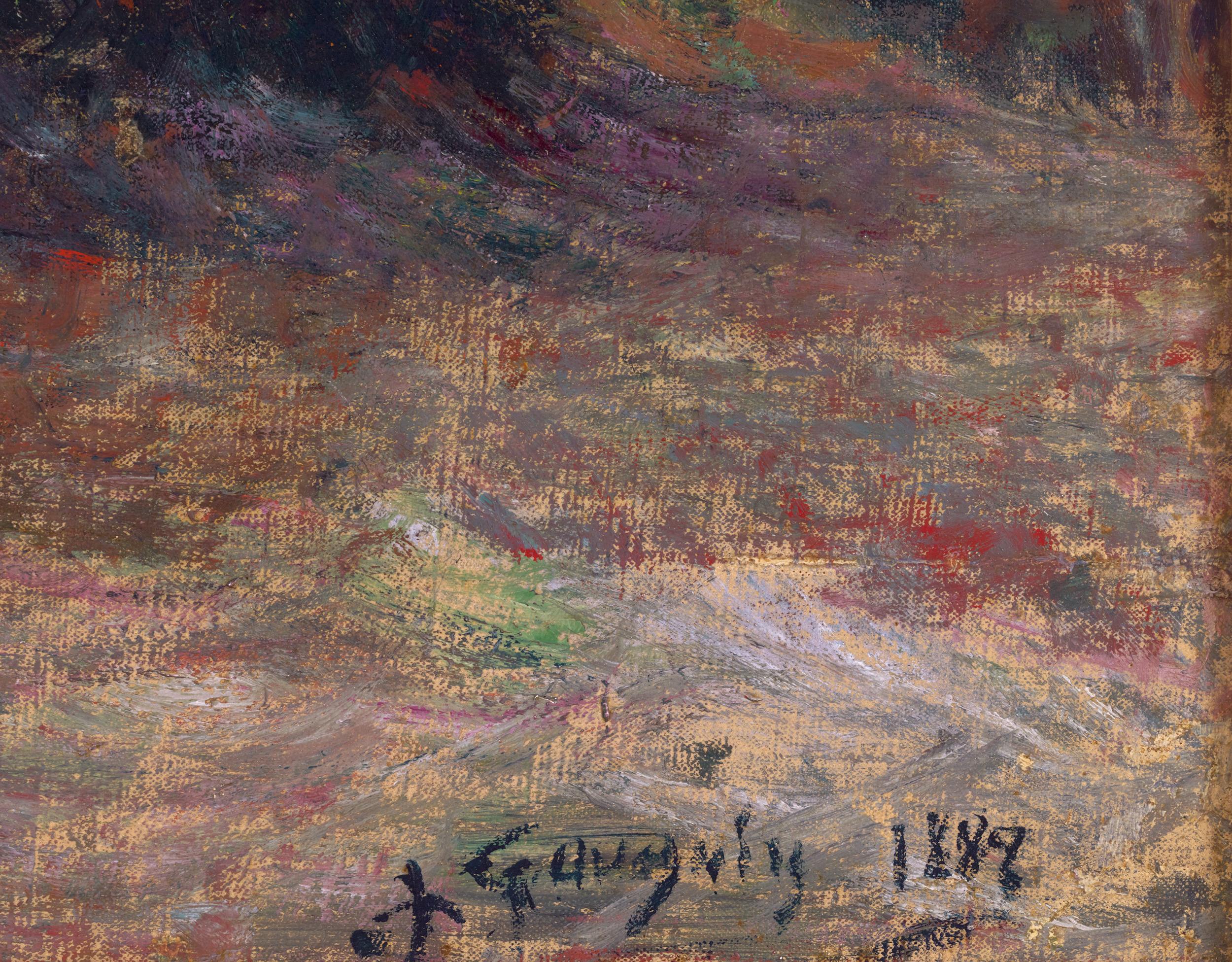Paysage Montagneux By Paul Gauguin For Sale 4