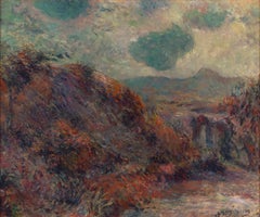 Antique Paysage Montagneux By Paul Gauguin