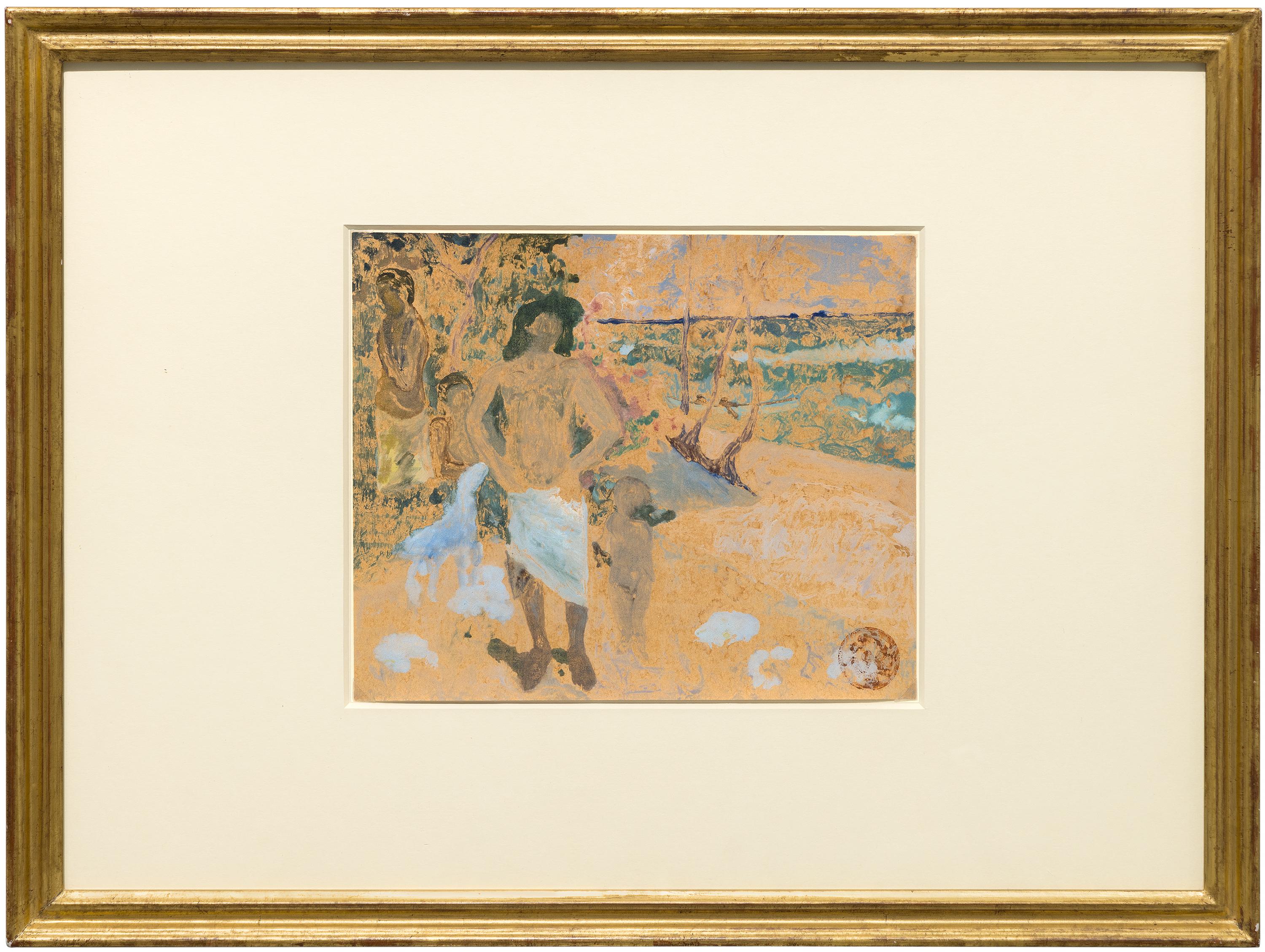 Bañistas - Print de Paul Gauguin