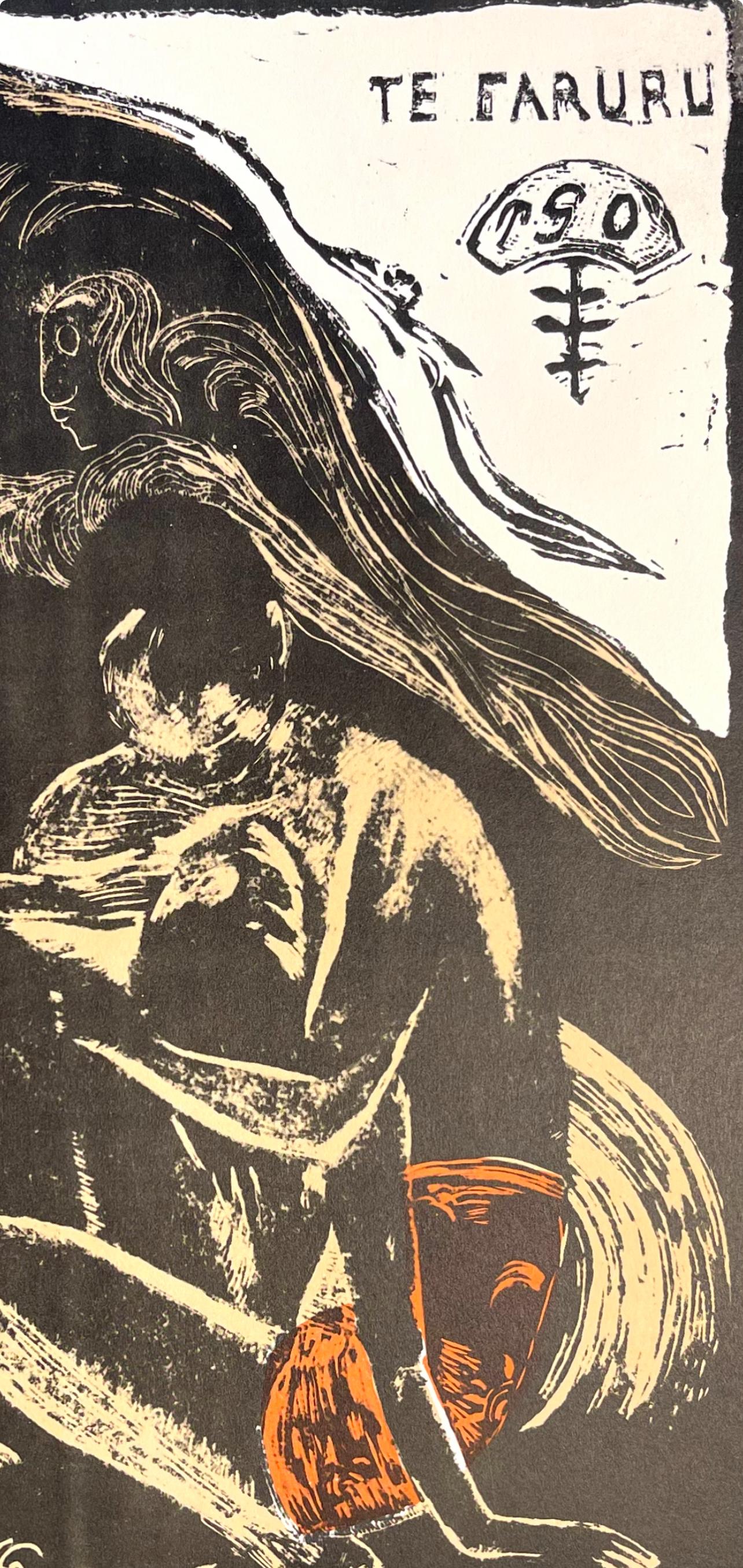 Gauguin, Aquí hacemos el amor (Te Faruru), Gauguin (después) - Print Posimpresionista de Paul Gauguin