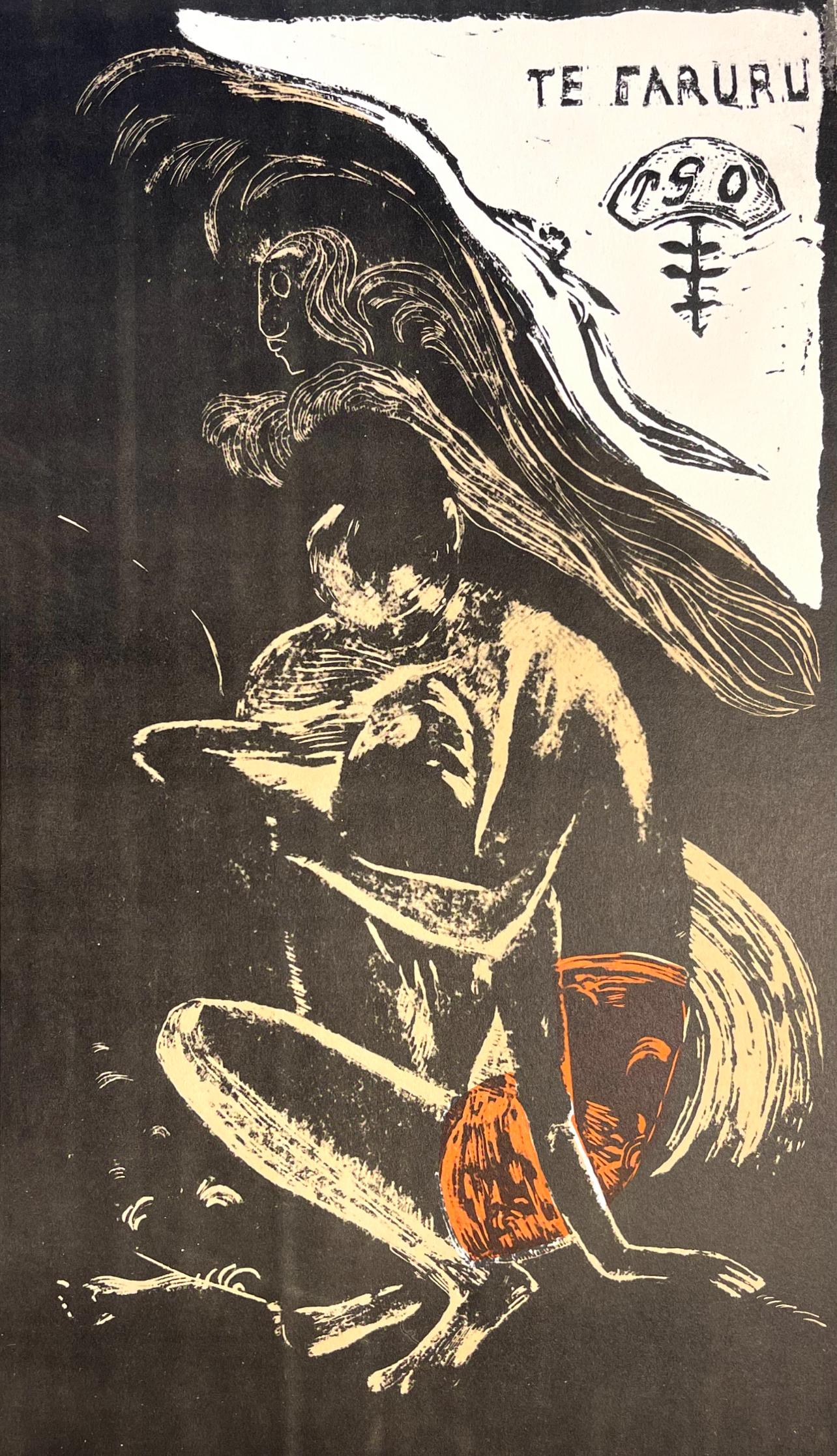 Landscape Print de Paul Gauguin - Gauguin, Aquí hacemos el amor (Te Faruru), Gauguin (después)