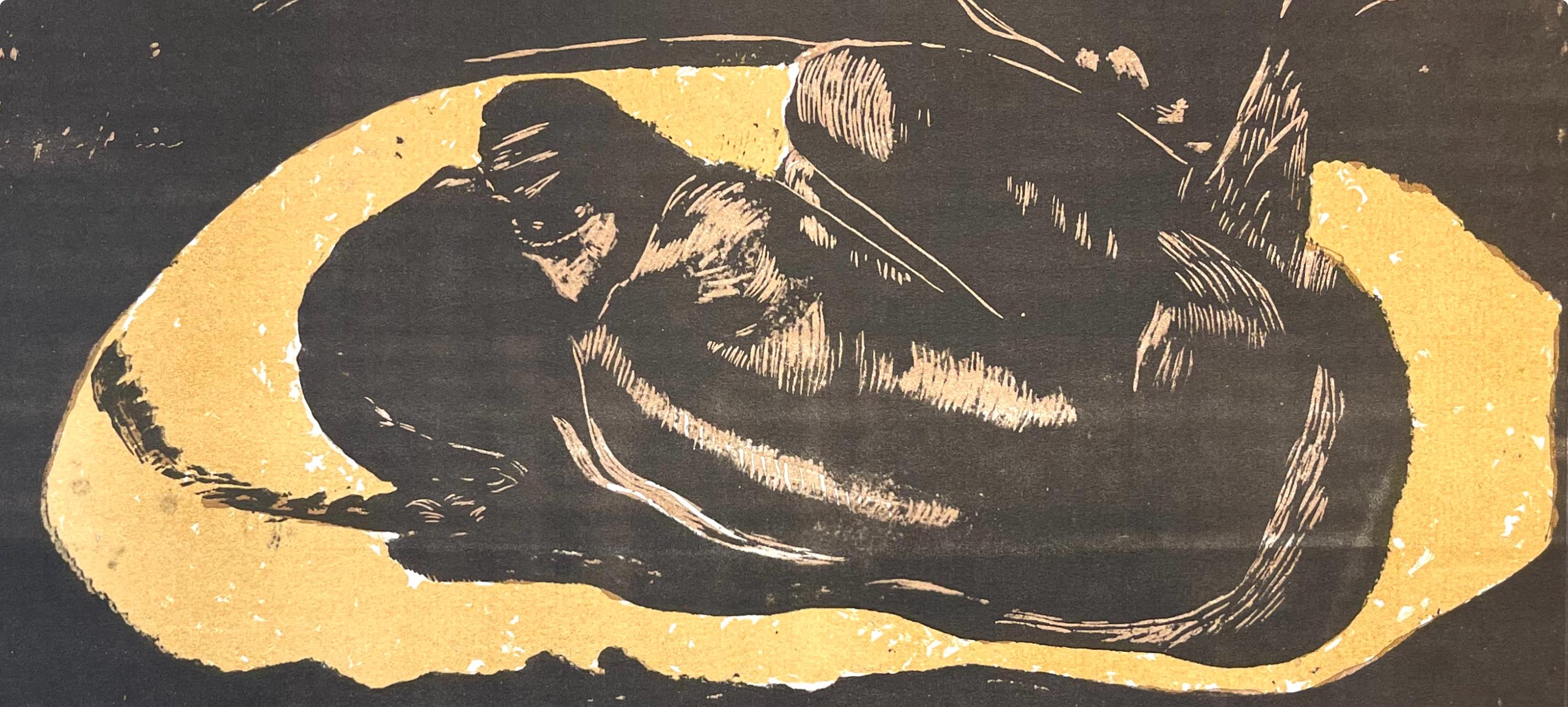 Gauguin, Esprit des morts (Manaò tupapaú), Gauguin (d'après) - Print de Paul Gauguin