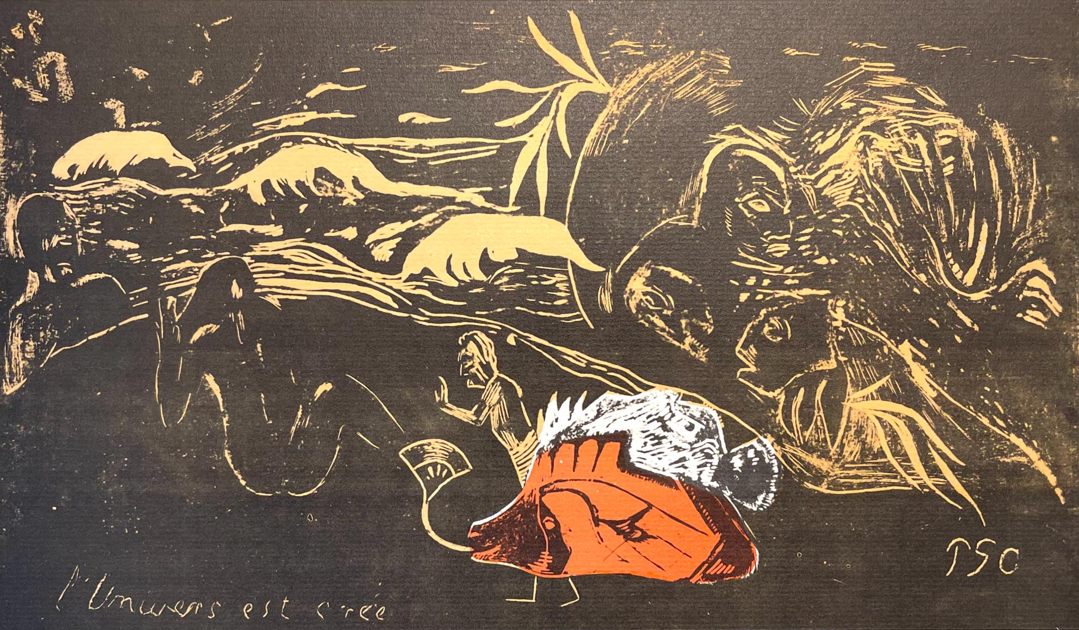 Paul Gauguin Figurative Print - Gauguin, The Creation of the Universe (L'Univers est créé), Gauguin (after)
