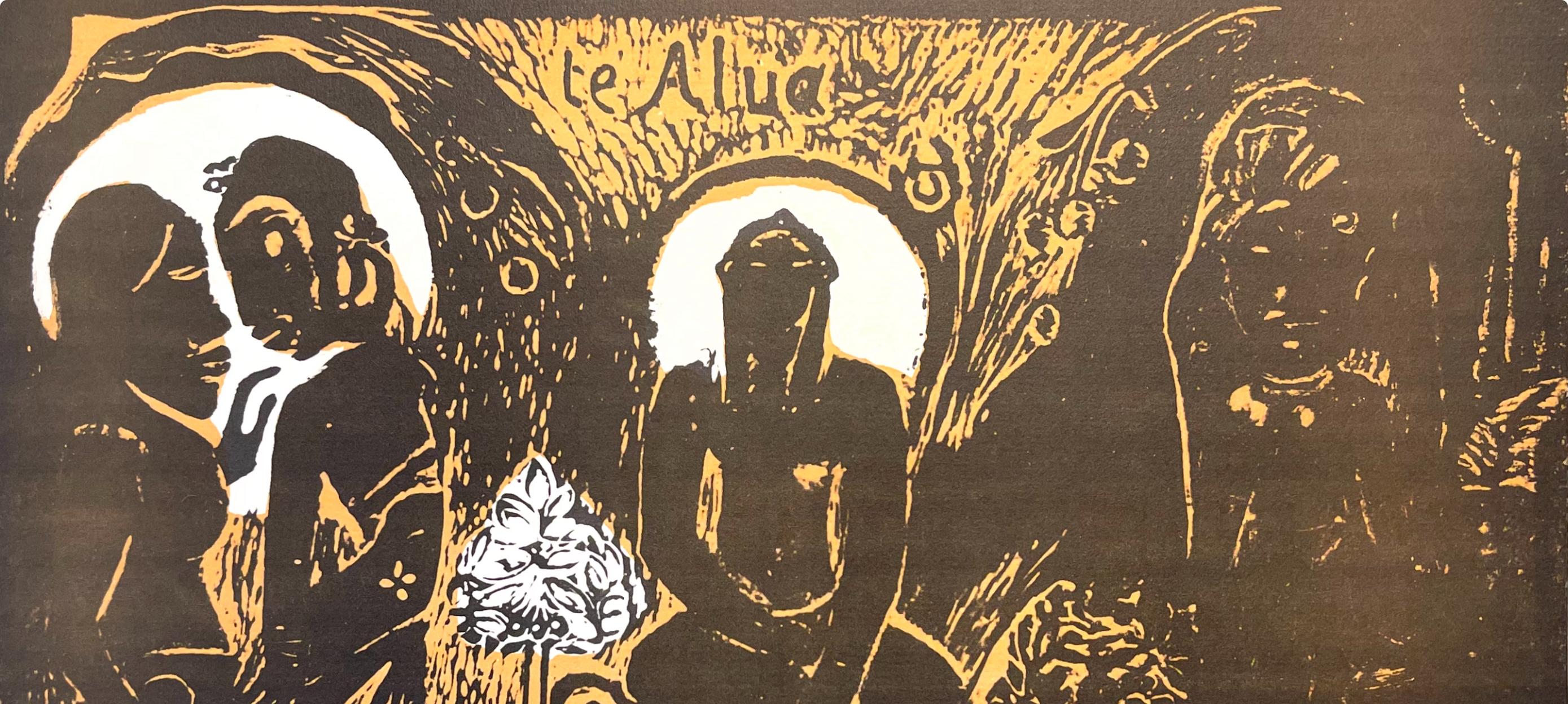 Gauguin, Le Dieu (Te atua), Gauguin (après) - Print de Paul Gauguin