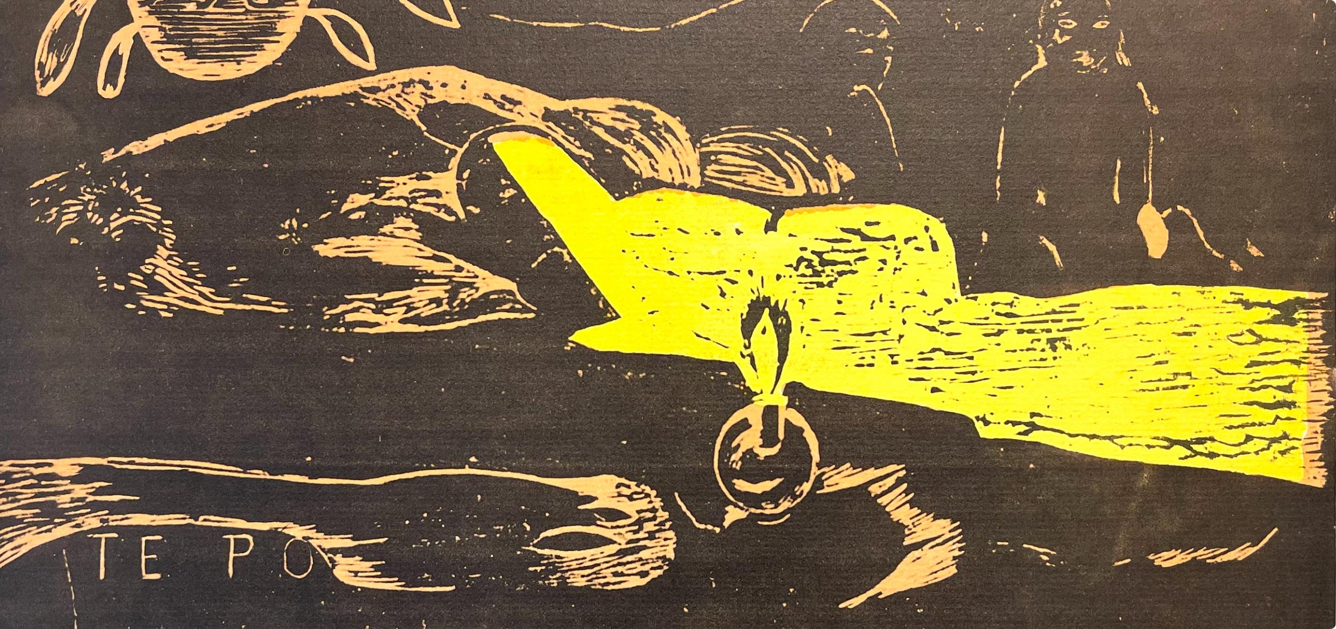 Gauguin, La longue nuit (Te Po), Gauguin (après) - Post-impressionnisme Print par Paul Gauguin