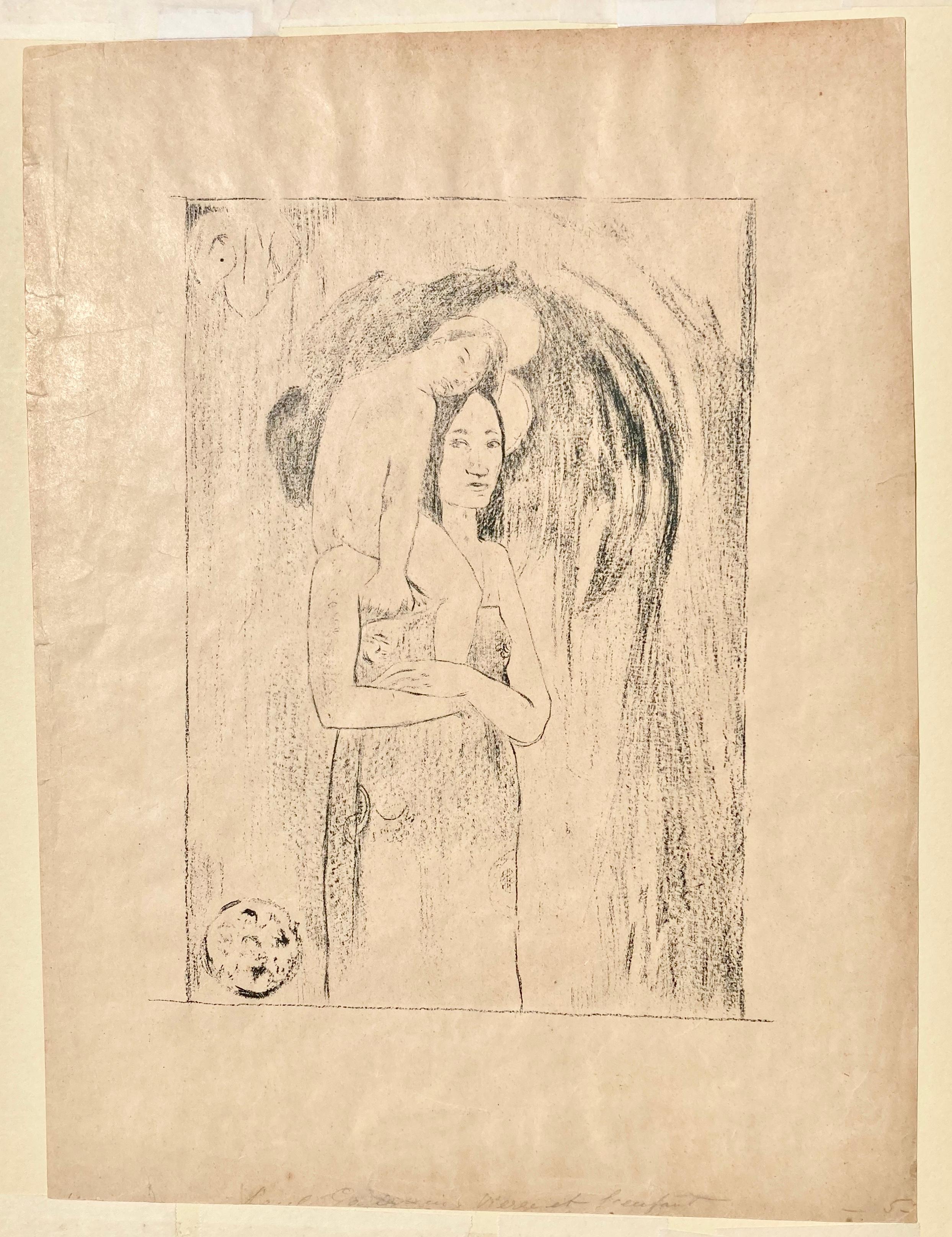 LA ORANA MARIA (GRLE MARIE) - Print de Paul Gauguin