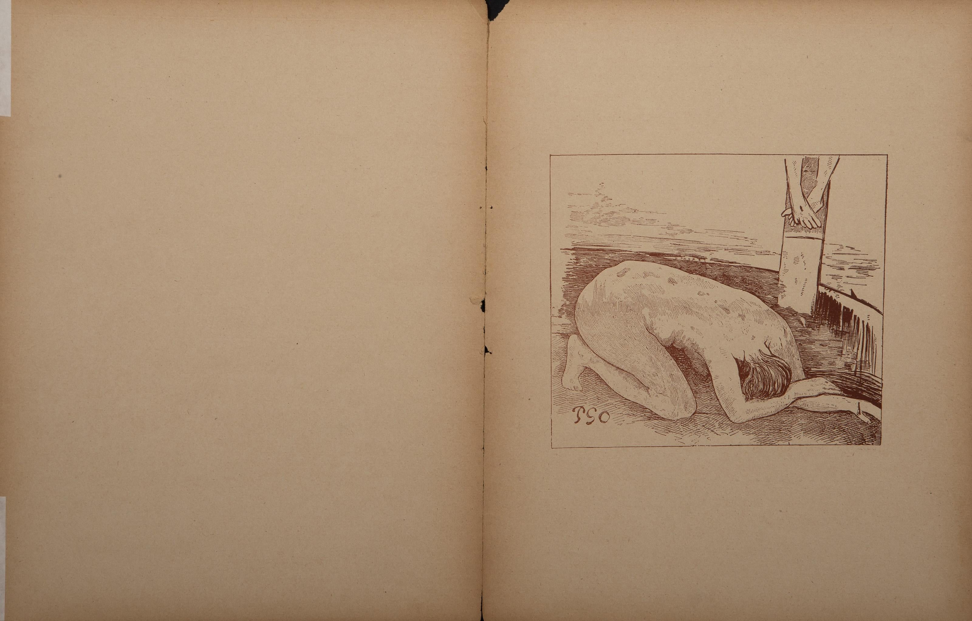 Madeleine, Wood Engraving by Paul Gauguin 3