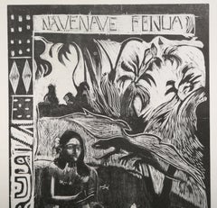 Nave Nave Fenua, Modern Collotype after Paul Gauguin