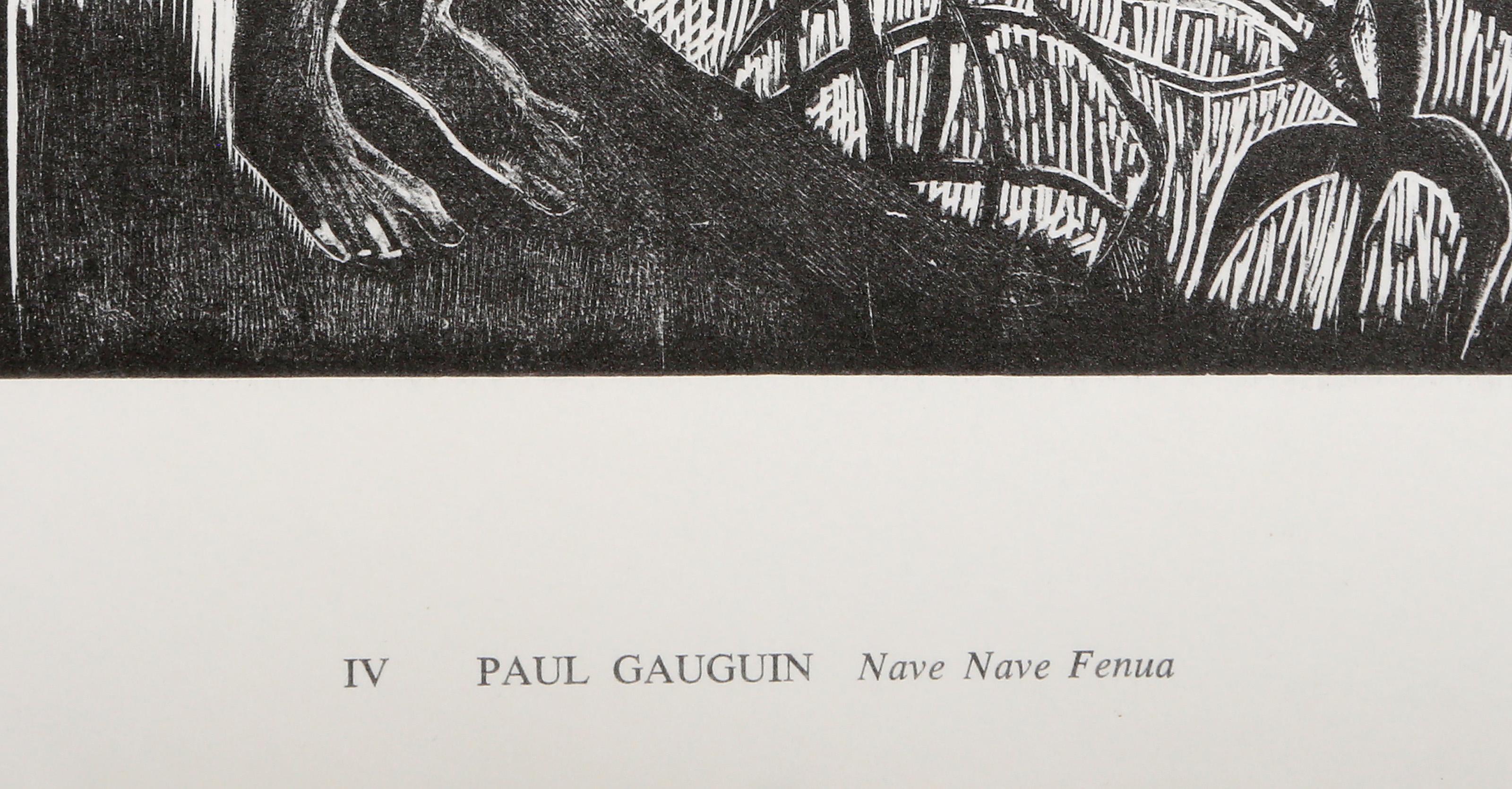 Nave Fenua, colotipia moderna (after) Paul Gauguin en venta 3