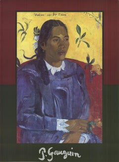 Paul Gauguin 'Woman with Flower' 1999- Offset Lithograph