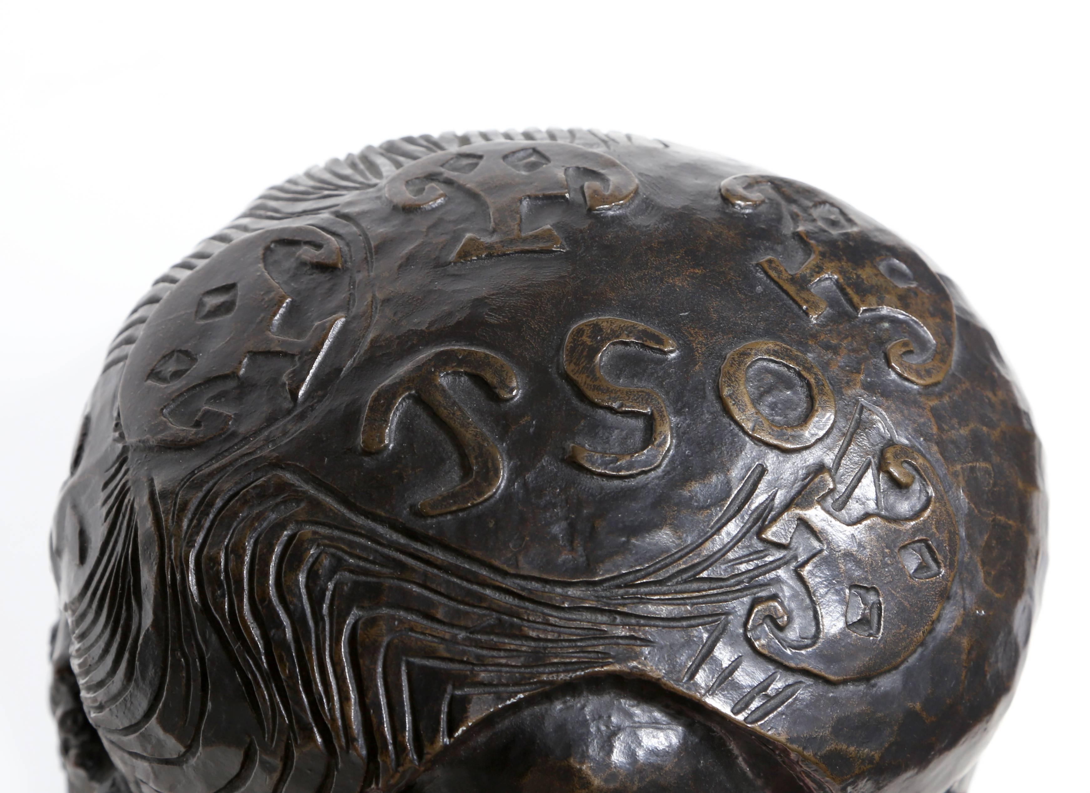Cylindre au Christ à l’Idole, Bronze Sculpture Attributed to Paul Gauguin For Sale 5