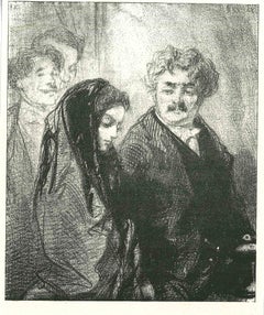 Companionship - Originallithographie von Paul Gavarni - 1881