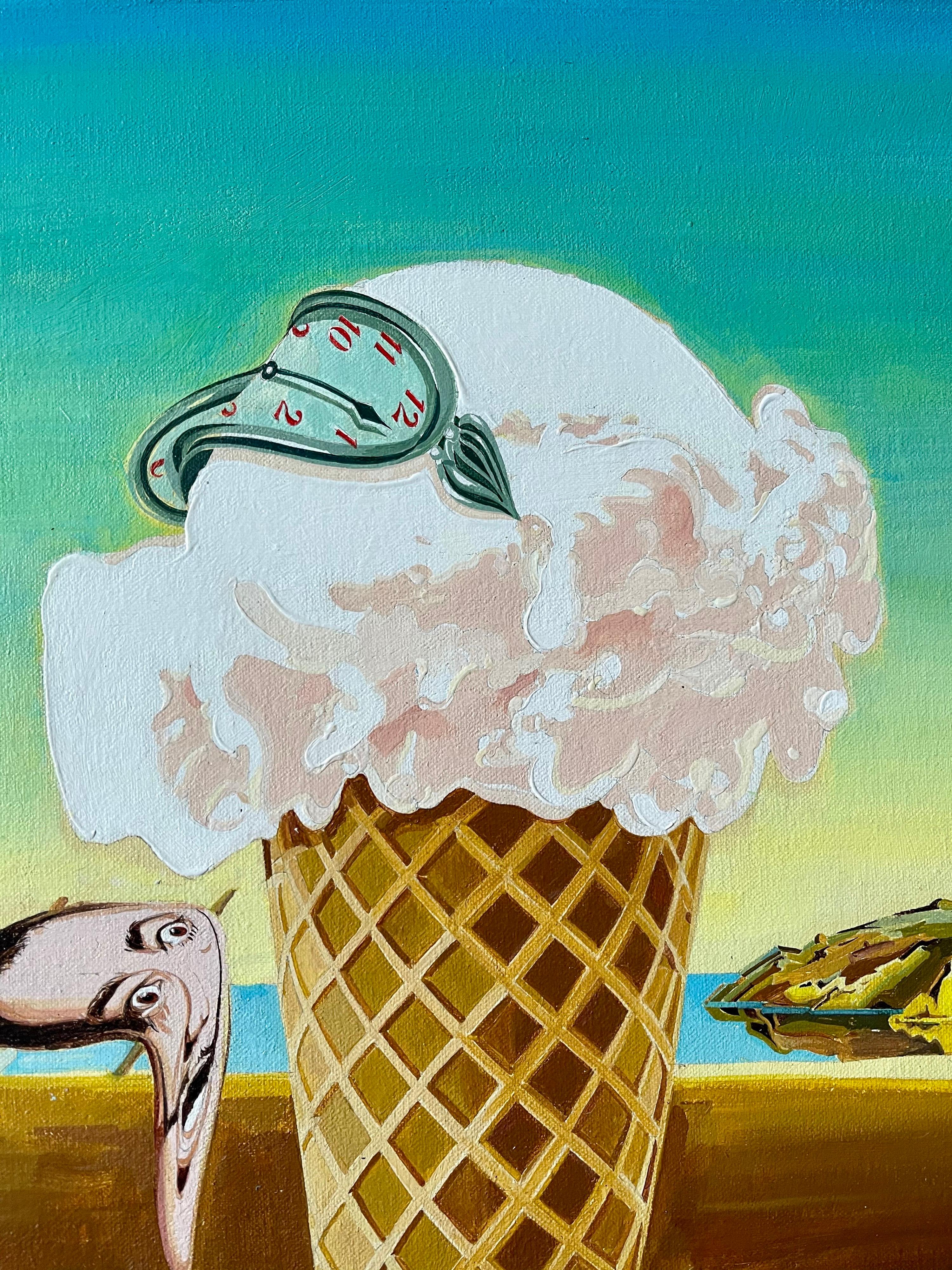 ice cream cone painting