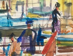 Paul Girol 1911-1988 glued onto lightweight cardboard