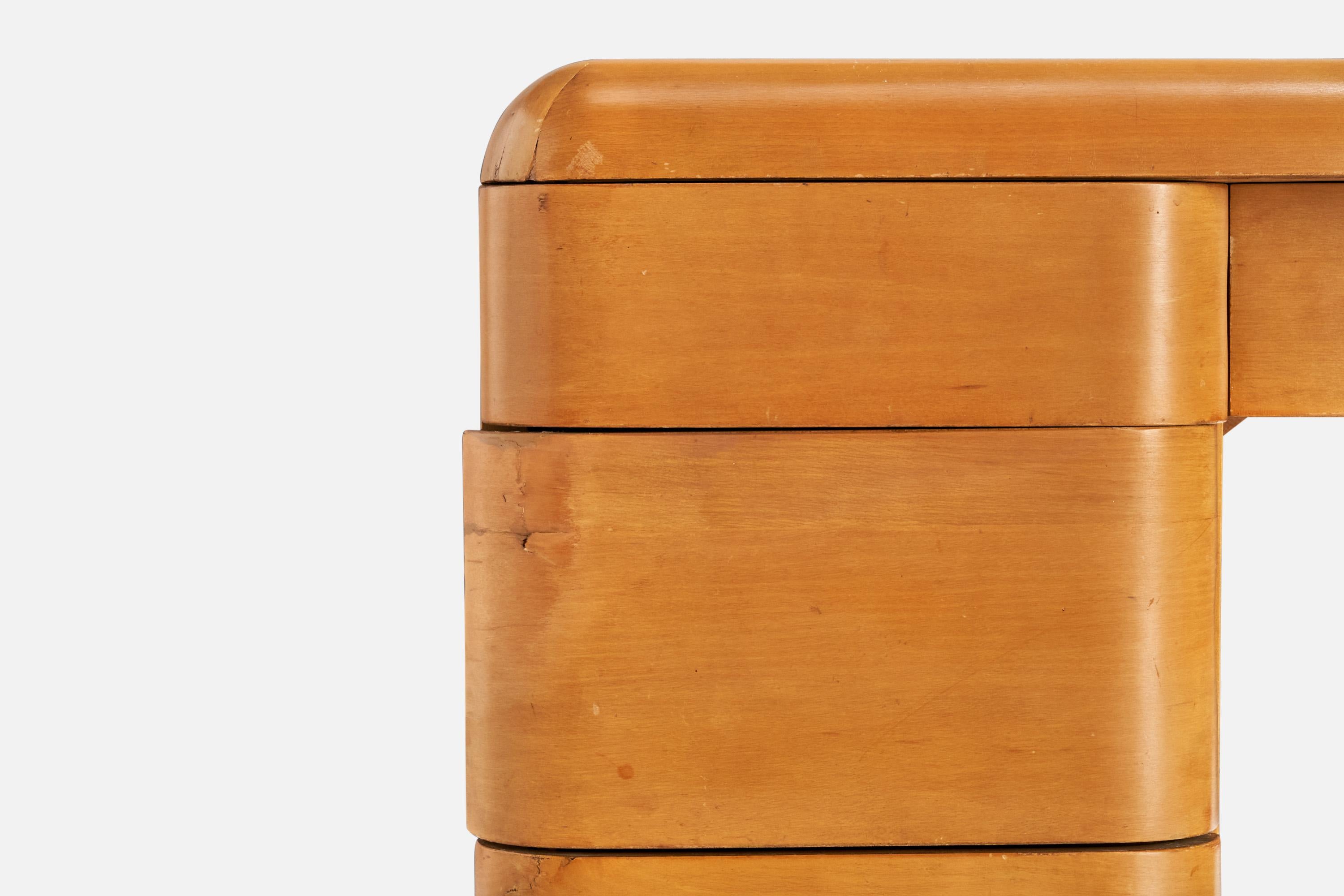 Bureau Paul Goldman, États-Unis, années 1940 Bon état - En vente à High Point, NC
